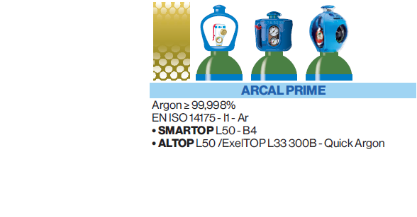 INDUSTRIEL ARCAL Prime EXELTOP L33 300 bar